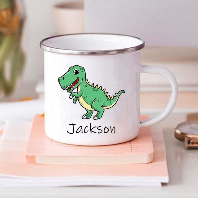 Dinosaur Kids Custom Straw Cup With Personalized Name Pastel -    Personalized kids cups, Dinosaur kids, Party favors for kids birthday