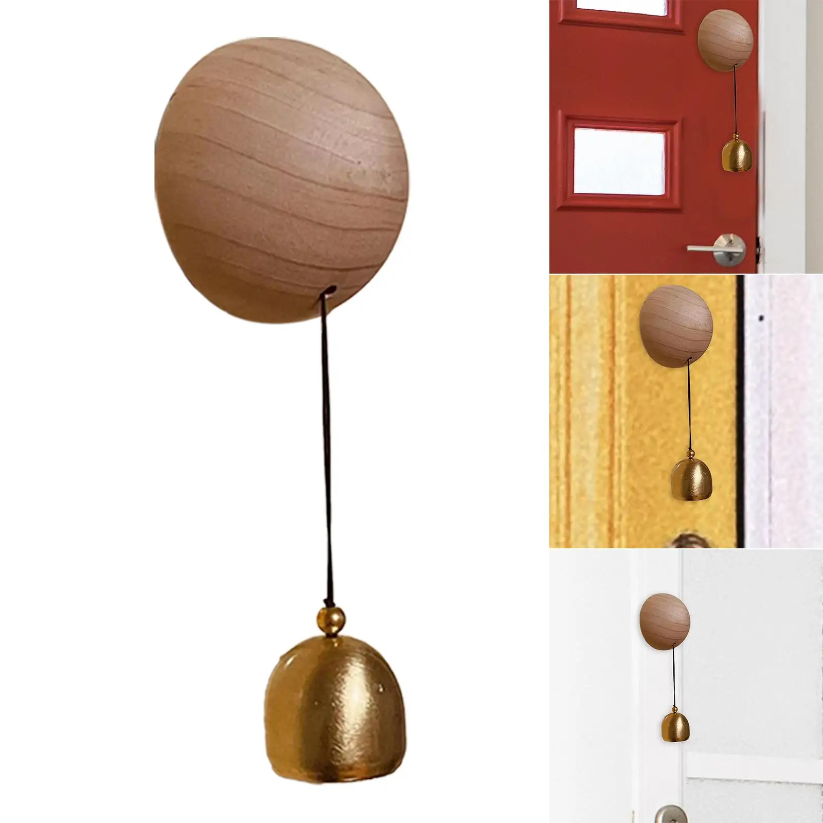 Creative Wind Chime Decorative Hanging Bell Entry Doorbell Shopkeepers Bell for Door Opening for Porch Fridge Coffee Bar