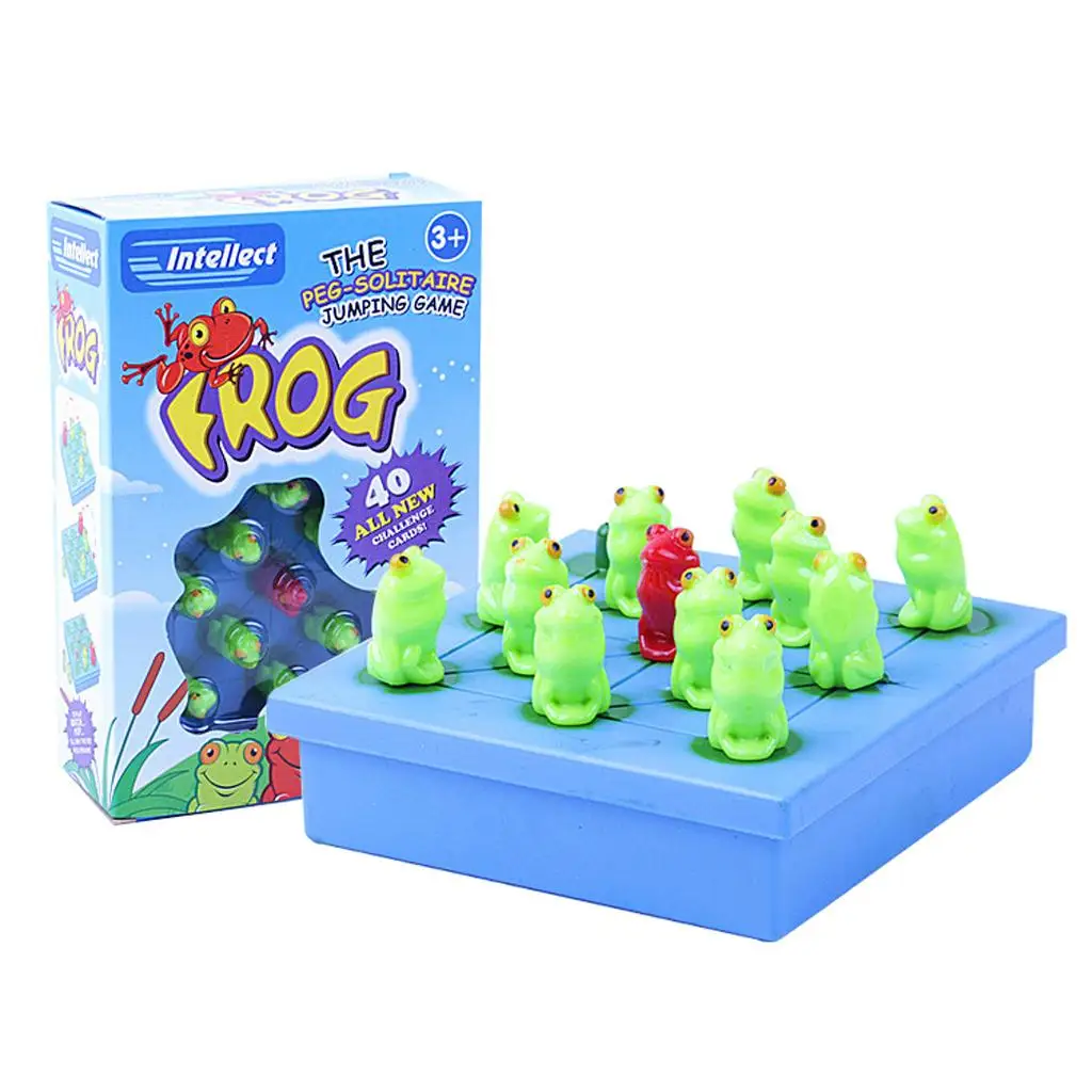 Frog The Peg Solitaire Dumping Board Game Children`s Game Failure Games