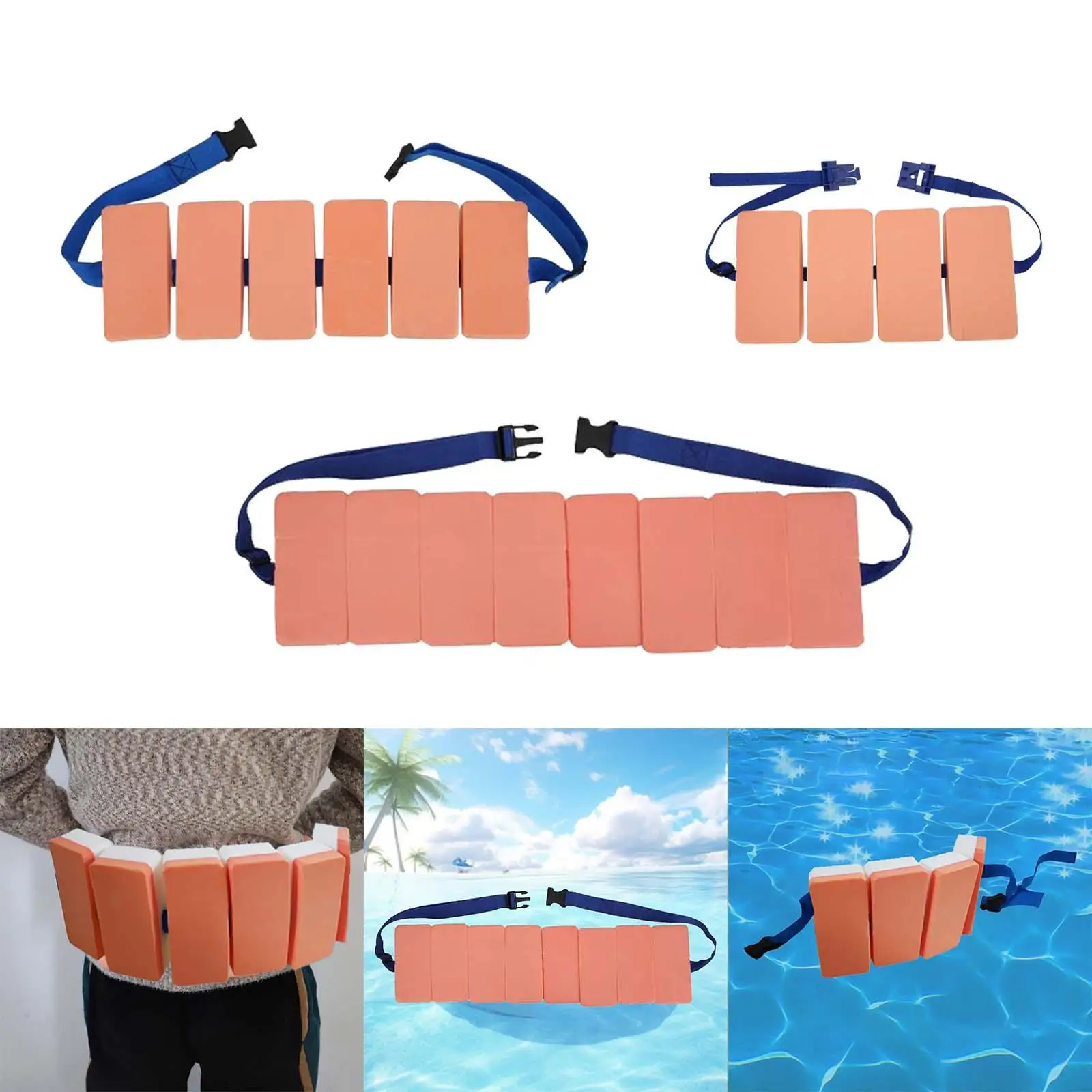 Swim Floating Board Adjustable Learn Swimming Water Running Belt Safety Swimming Belt Back Float for Children Kids Adults