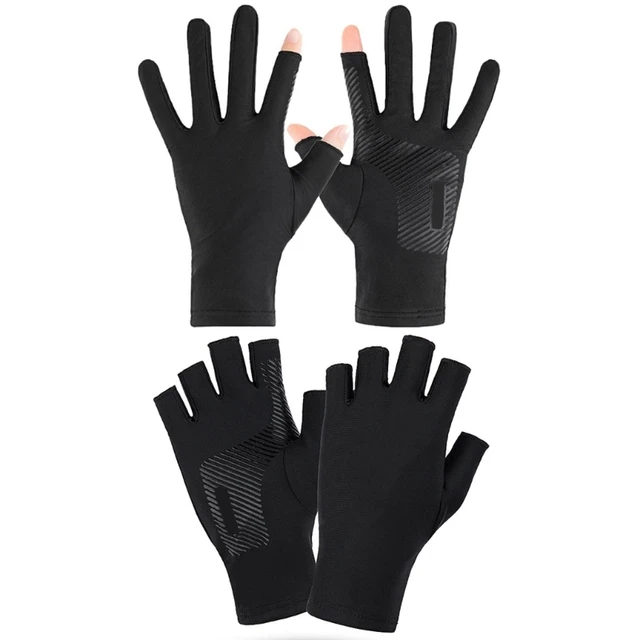 UV Protection Fishing Fingerless Gloves Sun Protection Gloves Men Women for  Outdoor, Kayaking, Rowing - AliExpress