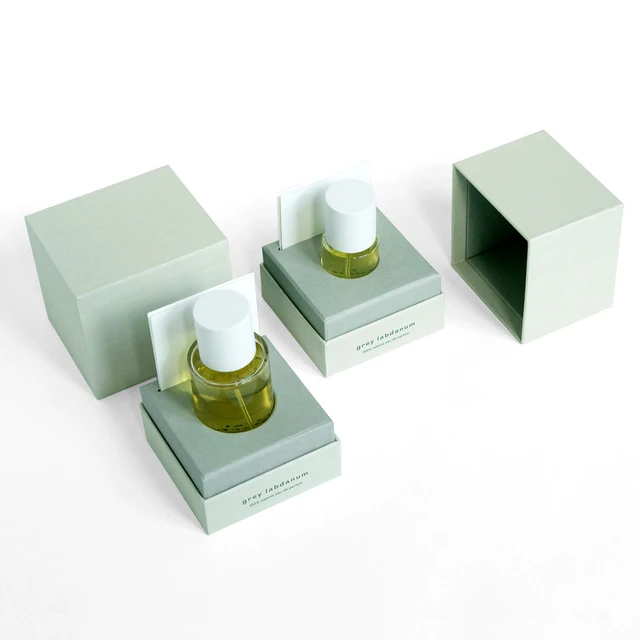 Custom Logo Pink Oud Attar Parfum Skincare Bottle Square Packaging Gift Box  Luxury Empty Fragrancepacking box for small business