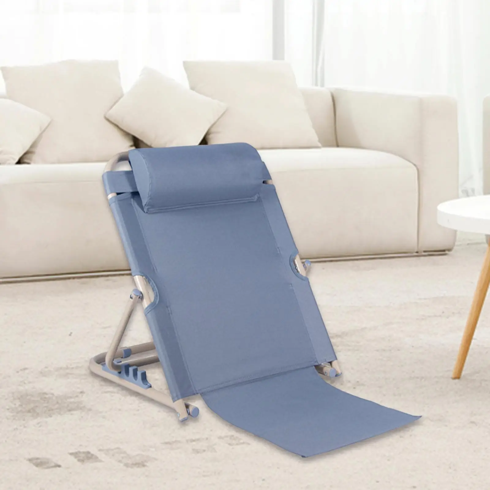 Bed Backrest Folding Adjustable Chair Portable for Adult with Head Cushion Multi Function Support Back Rest for Head Neck