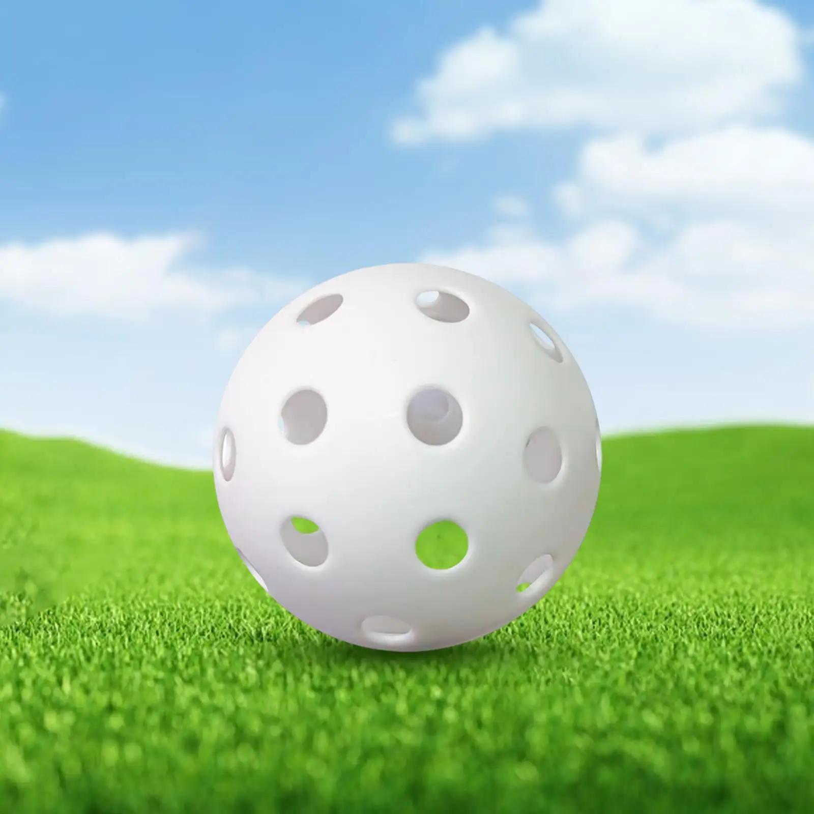 Professional Pickleball Balls 40 Hole Design Hollow Airflow 87mm Outdoor Pickleballs for Indoor Simulators Backyard
