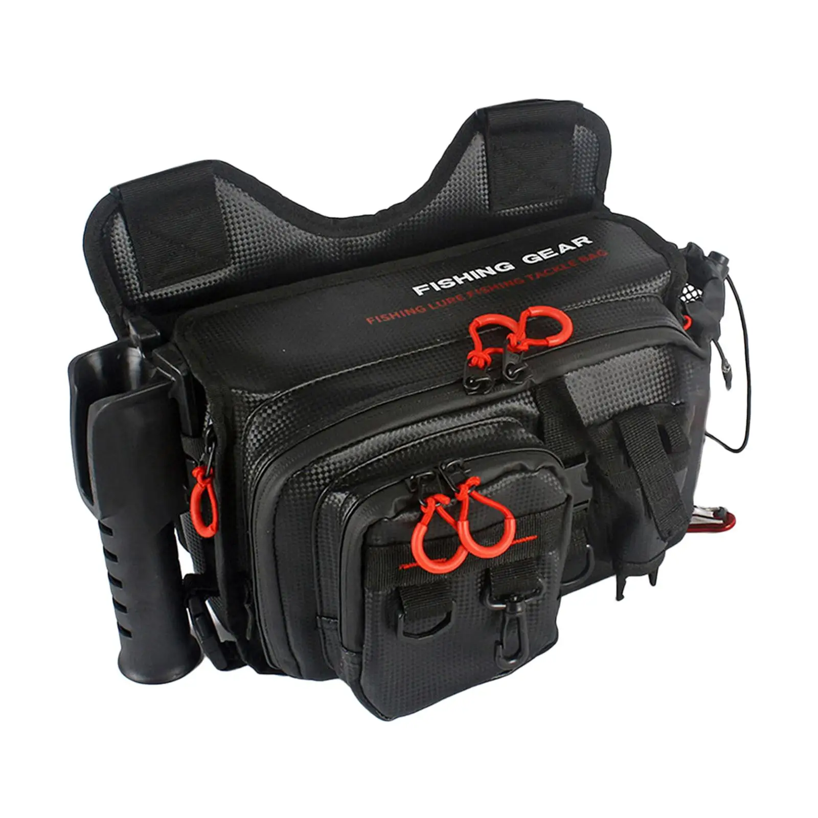 Portable Lure Bag Storage Bag Durable Resistant Large Capacity Fishing Tackle Bag for Adult