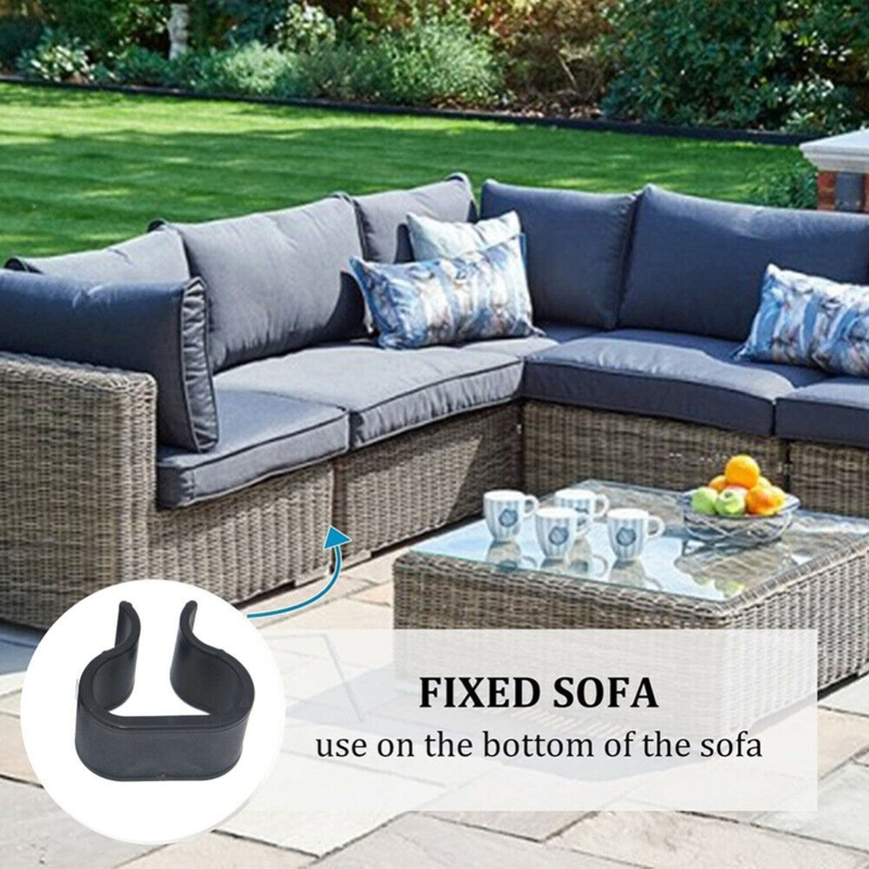 Description Picture 5 of itemNew 10 Pcs Outdoor Furniture Clips Rattan Chair Fasteners for Preventing Movement