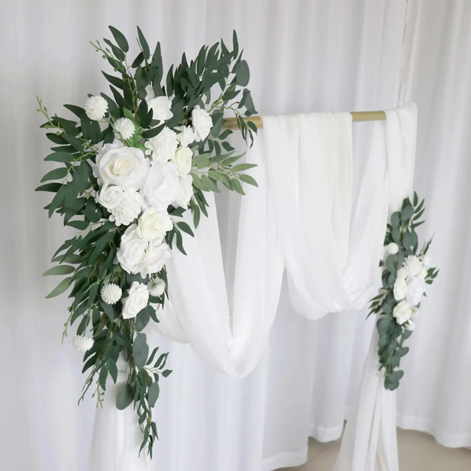 Farmhouse Artificial Swag, Backdrop Centerpiece Garland, Wedding Arch Wreath for Wedding Arch Reception Door Party Decoration
