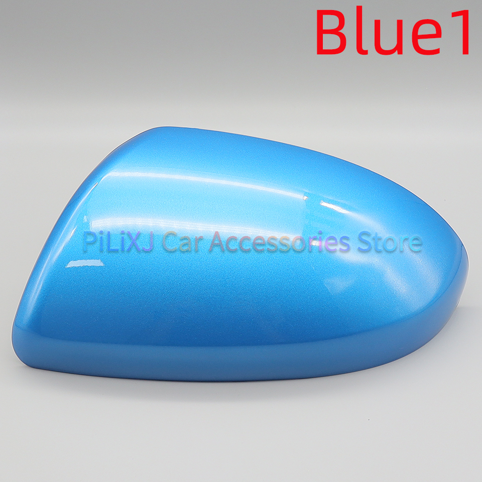 Auto Rearview Mirror Cover Cap For Mazda 2 Demio 2007 2008 2009 2010 2011 2012 2013 Wing Side Mirror Shell Housing Case Painted