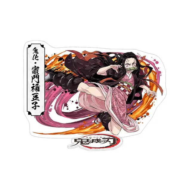 Em promoção! Anime Demon Slayer Infinito De Trem Personagem Kimetsu Não  Yaiba Hashira Giyuu Muichirou Acrílico Stand Modelo Figura Secretária  Decoração