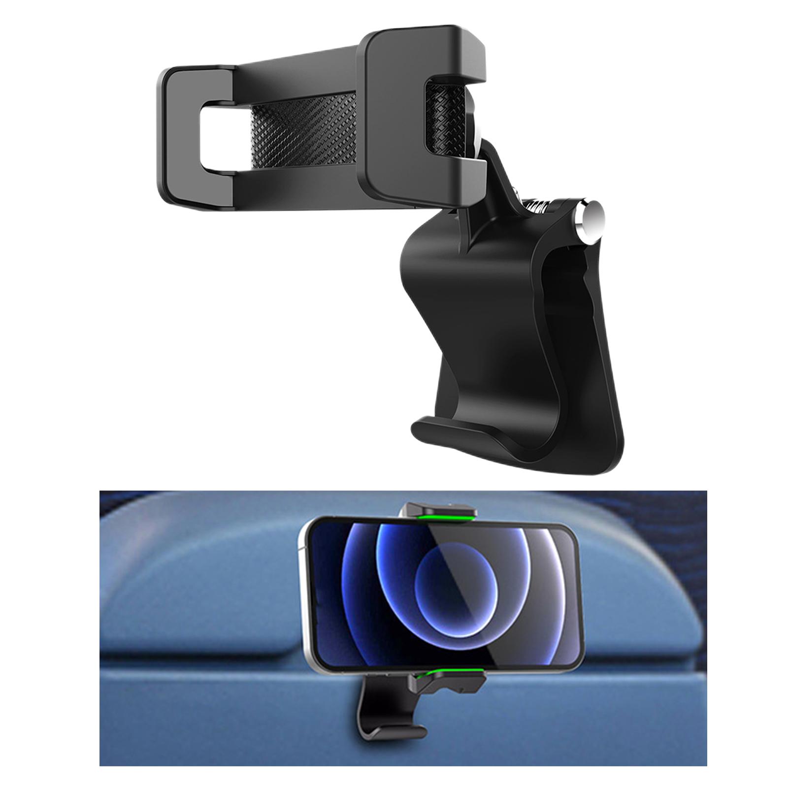 Universal Cell Phone Mount Holder with Clip On Clamp for Most Smartphones Stand Fits for Huawei P30 P20 Desks Car Sun Visor