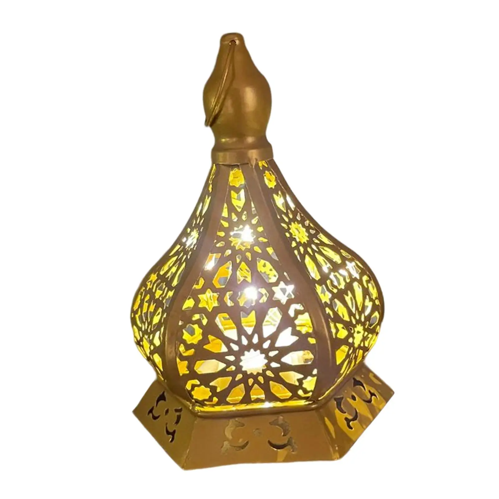 Ramadan Table Lamp Decoration Vintage Style Hanging Lamp Accessories Ramadan Lantern for Outdoor Indoor Bedroom Living Room Bar