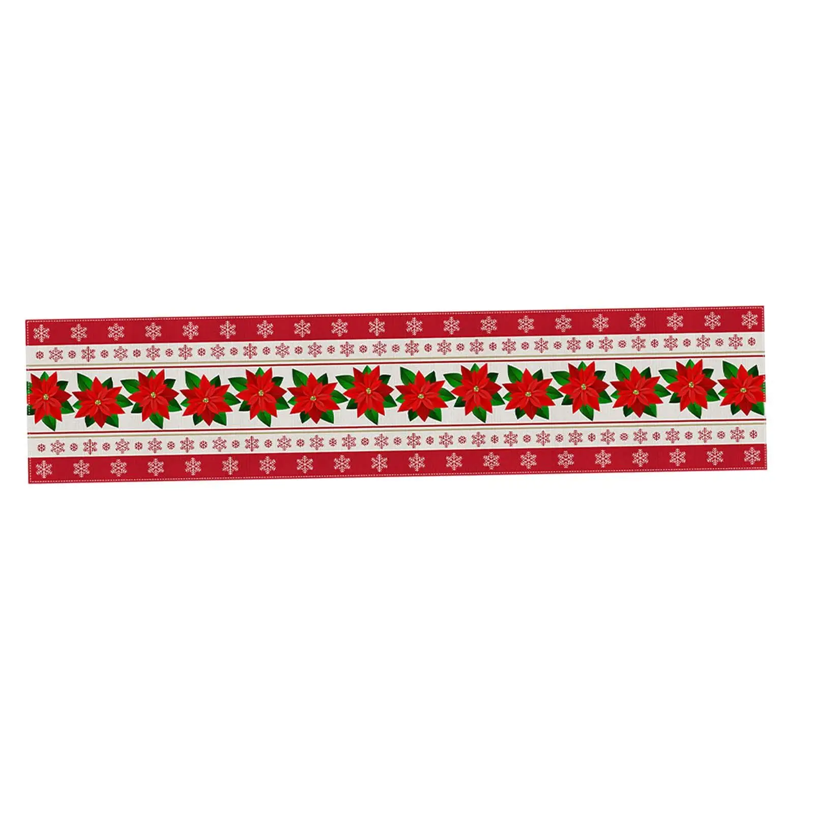 Christmas Table Runner Indoor Rustic 13 x 71 inch Christmas Decoration Tablecloth for Dining Table Dresser Desk Winter Farmhouse