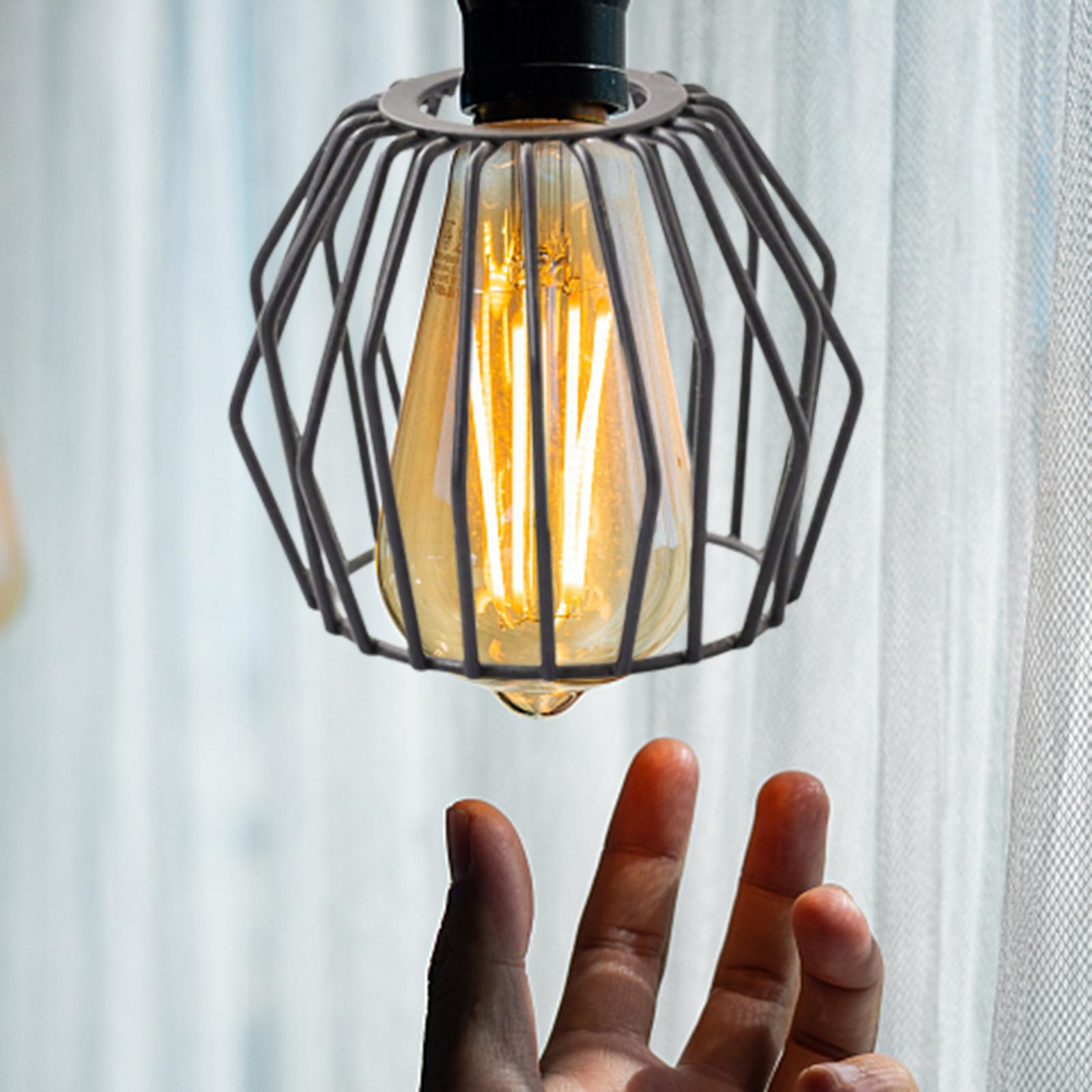 Description Picture 5 of itemHollow Lampshade Iron Cover Equipment Decorative Wire Fixture DIY for Hanging Pendant Light Ceiling Light Chandelier Wall Lamp