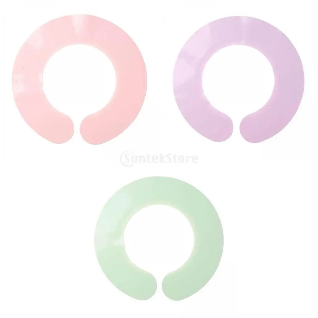 3Pcs Professional Hair Cutting Collar Silicone Neck Wrap for Hair Dyeing