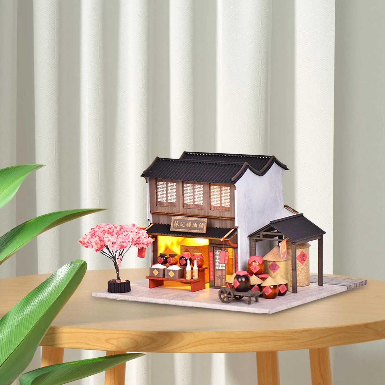 Small House Model Creative Toys Dollhouse Miniature House for Lady Children