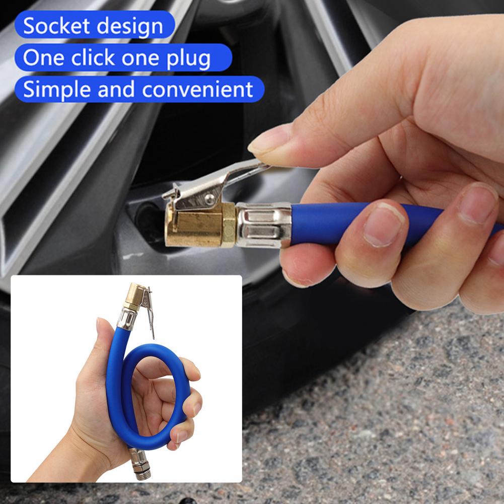 Title 2, Car Air Rubber Hose Copper Lock Clip Chuck Tire...