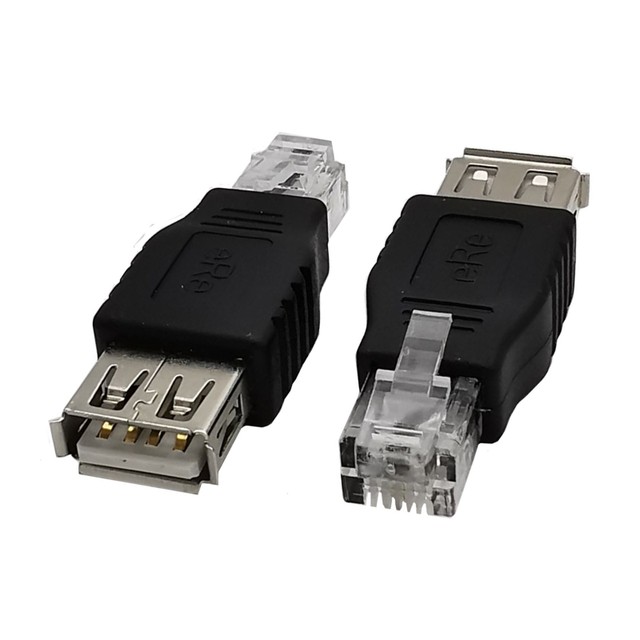 USB 2.0 to Rj11, USB A Female to Telephone 6P2C RJ11 Male Plug Adapter -  AliExpress