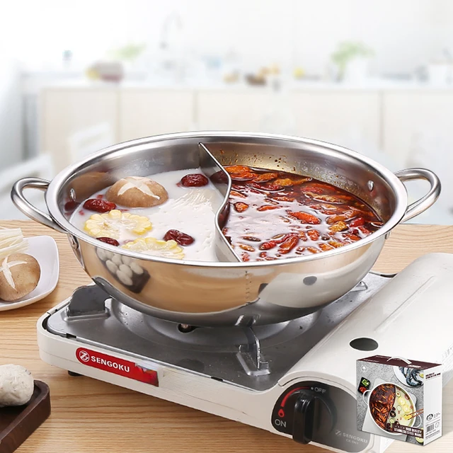 Stainless Steel Pot Hotpot Induction Cooker Gas Stove Pot Home Kitchen  Cookware Soup Cooking Pots for cooking milk chaffing dish - AliExpress