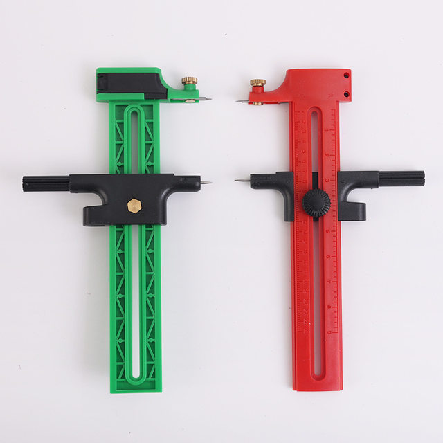 Taglierina Circolare Per Carta - Taglia Cerchi 1-30cm, Con 6 Lame, Gialla - Foto 8