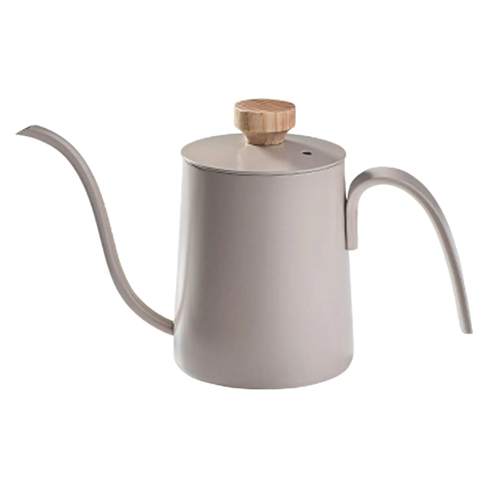 Stainless Steel Coffee Kettle Coffee Maker Kettle Gooseneck Narrow Ergonomic Handle 350ml Pour Over Kettle for Home Cafe Kitchen