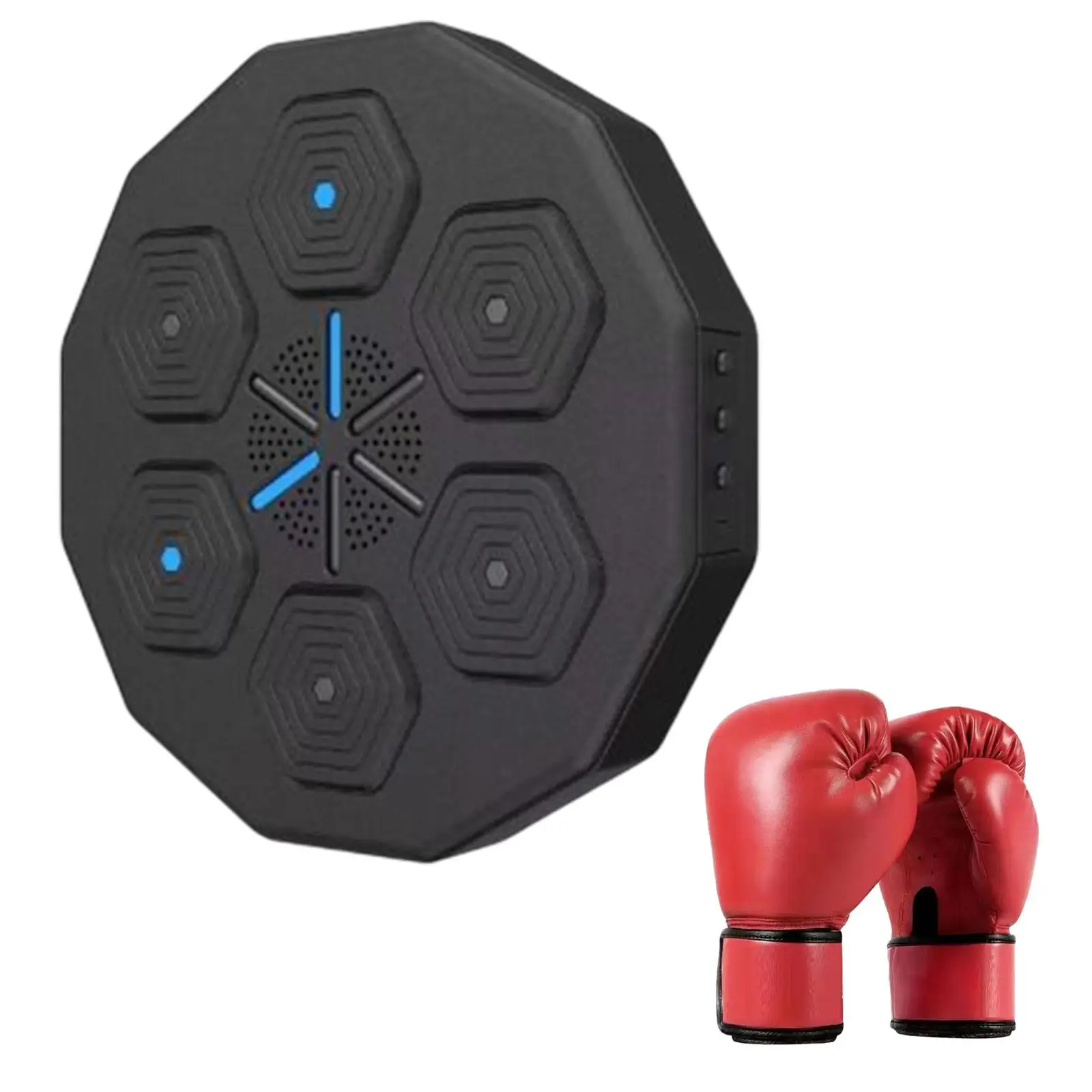 Electronic Music Boxing Machine Wall Mount Adults and Kids Sports Training Rhythm Musical Target Improves Perception Reaction