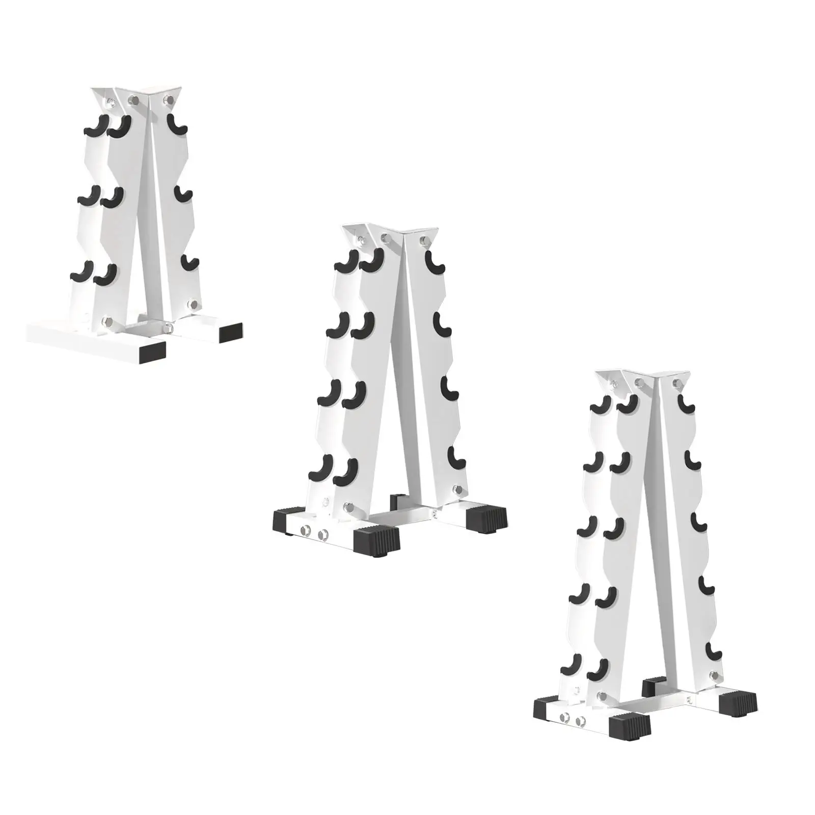 Dumbbell Rack Stable Dumbbell Bracket Tower Stand Durable Compact Dumbbell Storage Stand for Office Household Gym Sports