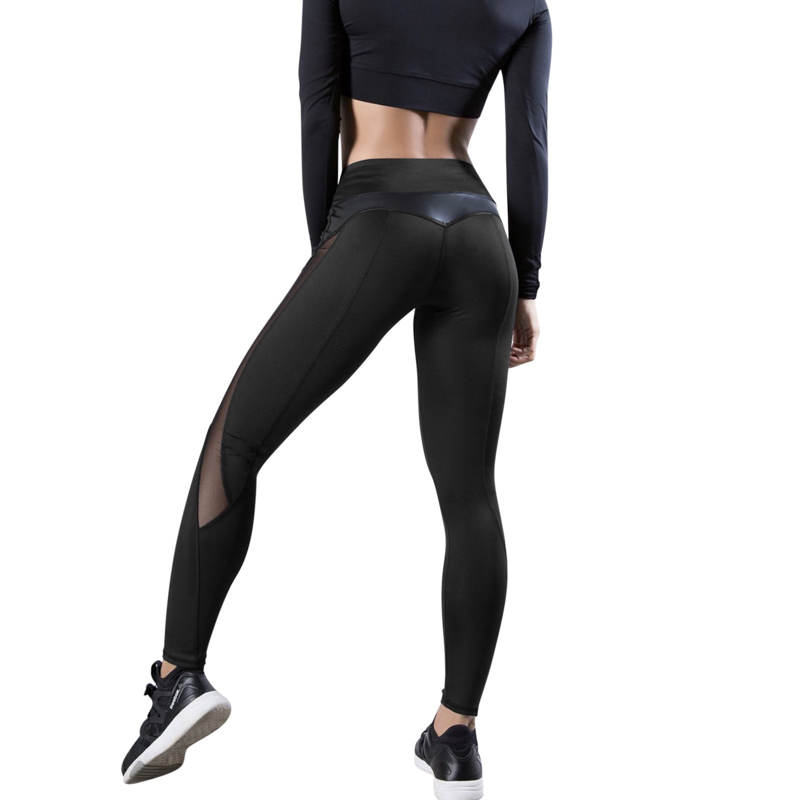 40 Fitness Women Sport Seamless Leggings High Waist Elastic Solid Yoga  Leggings Gym Trainning Joggings Pants Leggings F