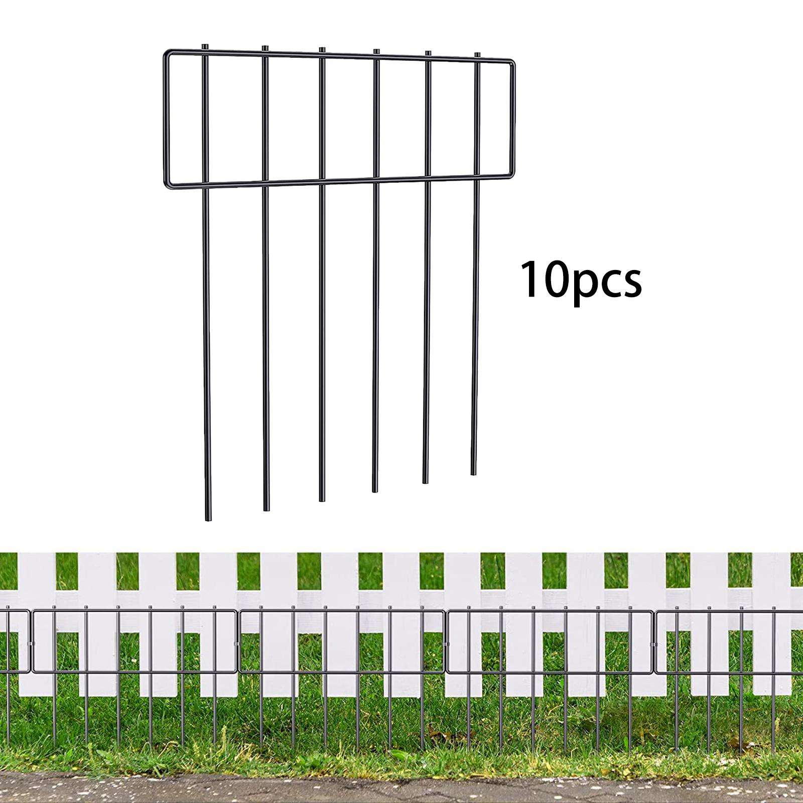 10Pcs 30x43cm Underground Decorative Garden Fencing Rustproof Detachable