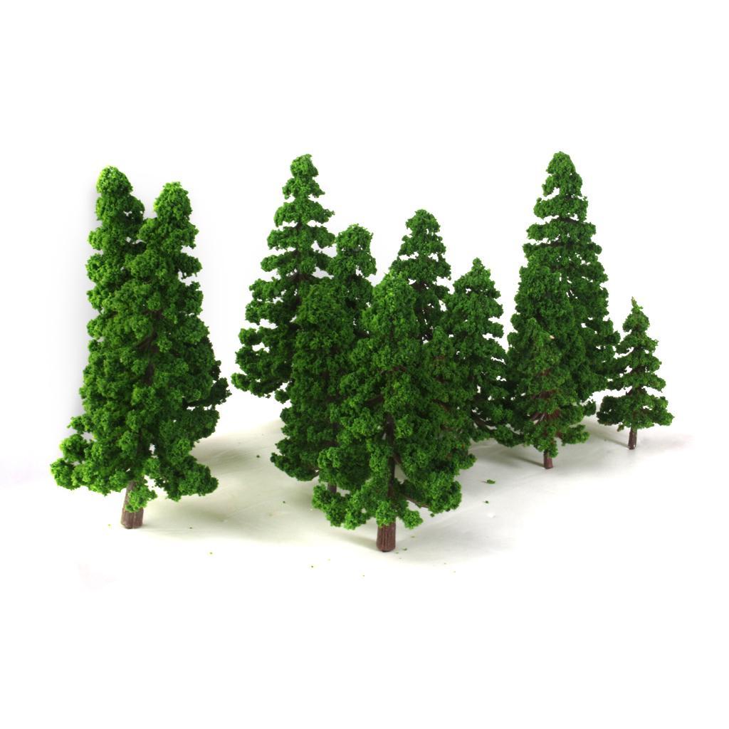 16x Tree Model for RR Railway Diorama Architecture Build Dark 2cm