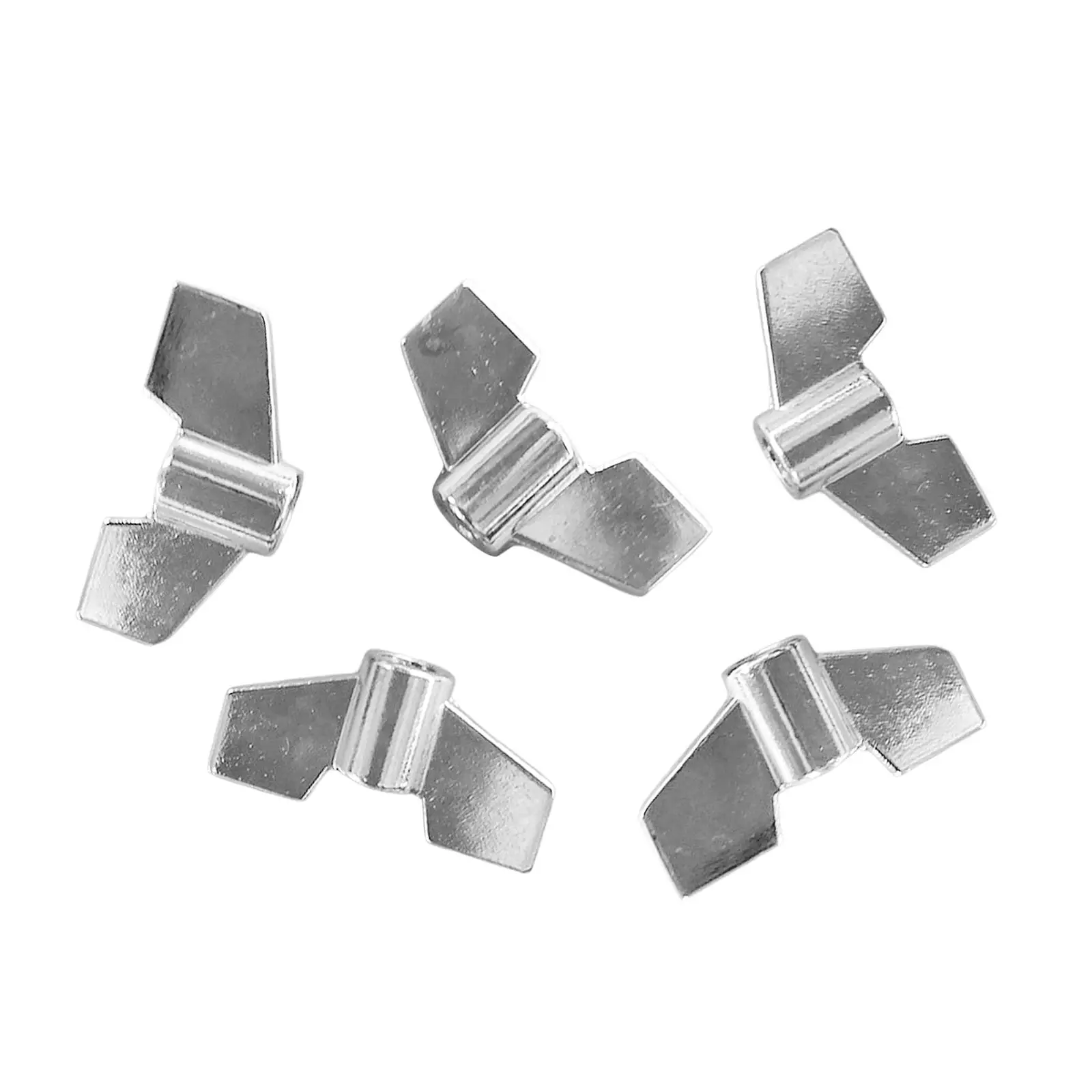 5Pcs Wing Nuts Musical Instrument Parts Cymbal Replacement Accessories Drum Wing Nuts Cymbal Wing Nuts for Cymbal Stackers