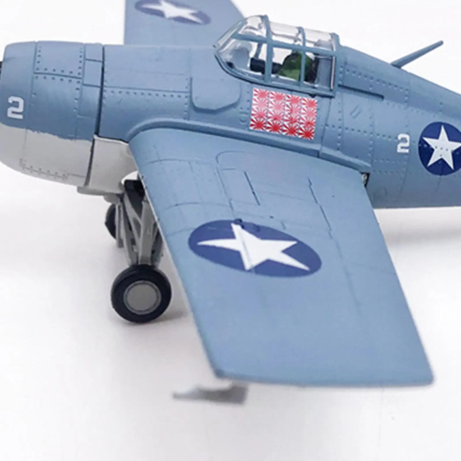 US  Plane Model 1:72 Scale 3D Alloy Simulation Ornament Fighter Model Toy for Living Room Home Table Decor Accessory