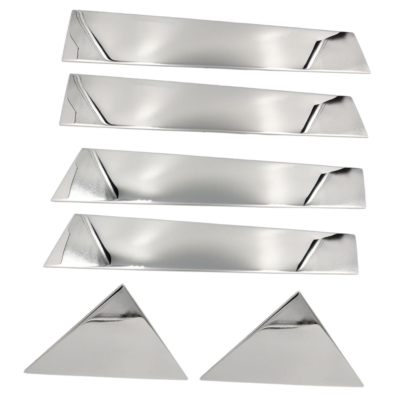 6Pcs Vehicle Door Window  / Accessories 304 Stainless Steel Decoration Chrome Covers/ 0 2005-2010/