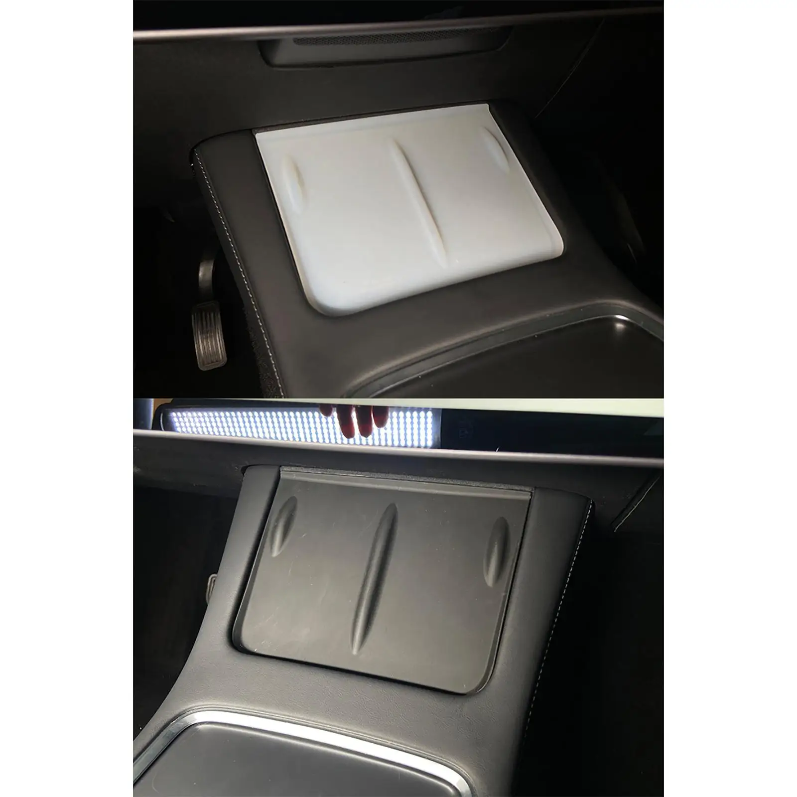 Silicone Pad Pad Anti-Skid Styling Fit for Tesla Model 3Y