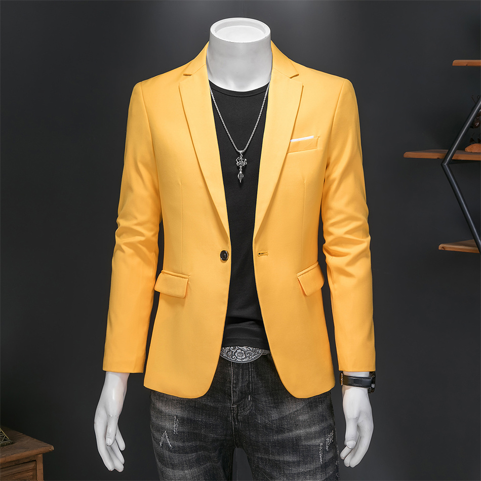 High Quality Business Slim Fit Single Buttons Suits Jacket Men Slim Fit Casual Fashion Wedding Groom Tuxedo Blazer Coats 6XL-M