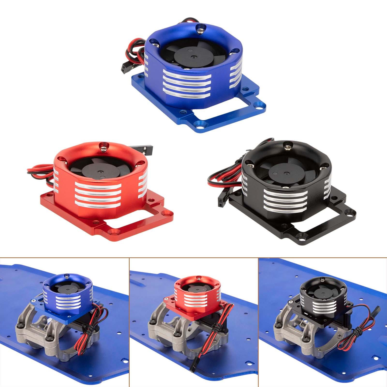 20000RPM Motor Cooling Fan 6-8.4V DC ESC Cooling Fan Cooling Fan RC Motor Heat Sink System for 4WD Sledge Monster Truck RC Car