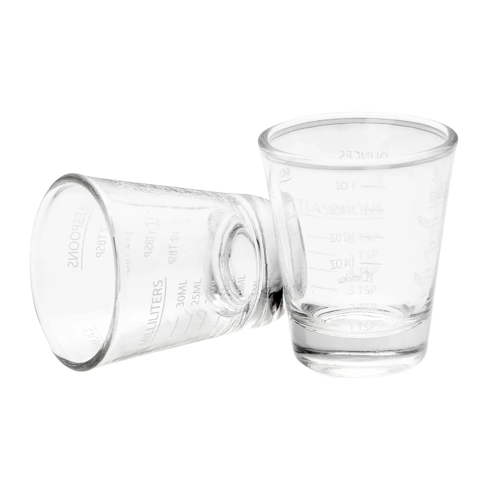2x 30ml Wine Glasses Baking Measuring Cup Small Milk Cup for Restaurants Bar
