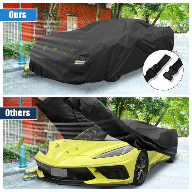 1968-1982 Chevy Corvette C3 Custom Car Cover - All-Weather Outdoor Protection - Foto 12