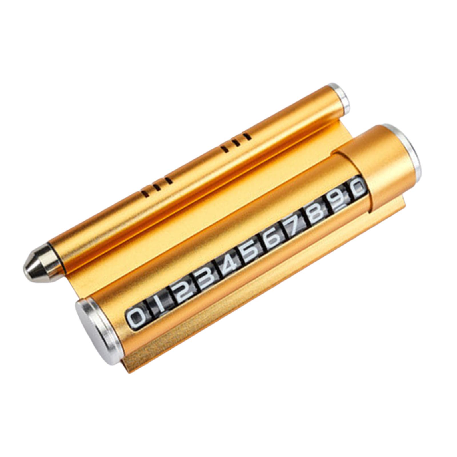 Car Parking Telephone Number Plate Safety Hammer Car Decors Automobile