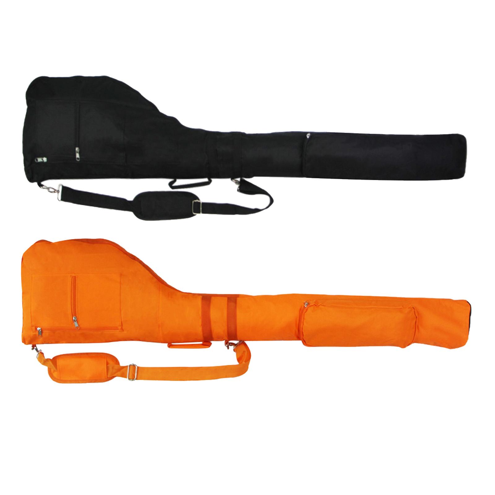 Portable Golf Club Bag Foldable Zippered Lightweight Travel Bag Sunday Bag w/ Carry Handle & Shoulder Strap Clubs Holder Case