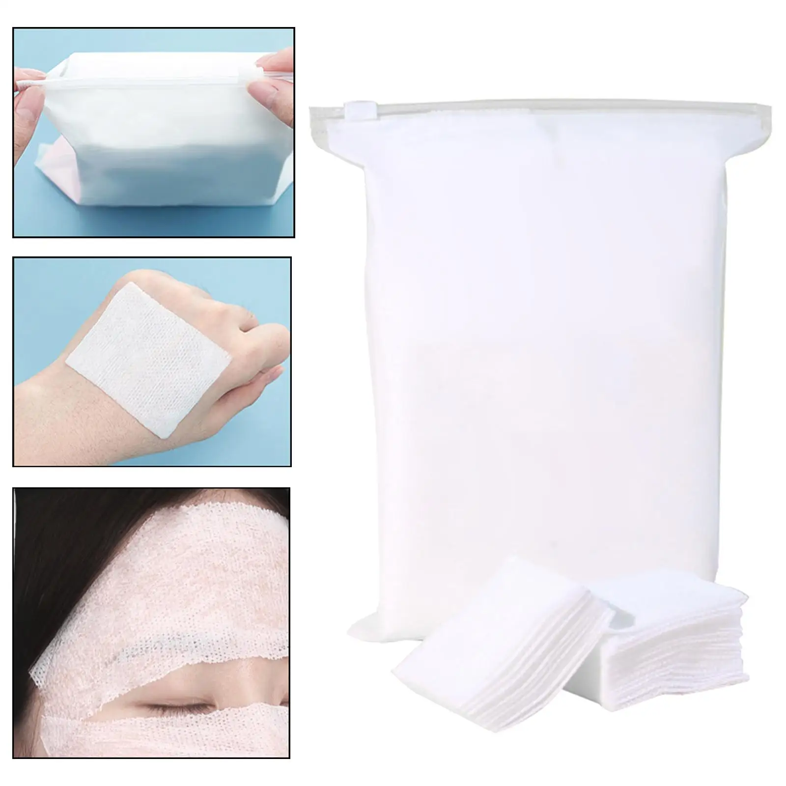 600x Cosmetic Cotton Pads Facial Cleansing Cloth for Skincare Absorbent Toner Nails