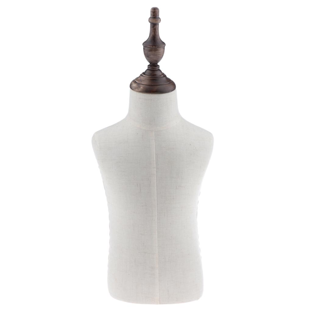 Description Picture 6 of itemChild Fabric Torso White 2 Years Old Kids Body Form Mannequin Shop Display