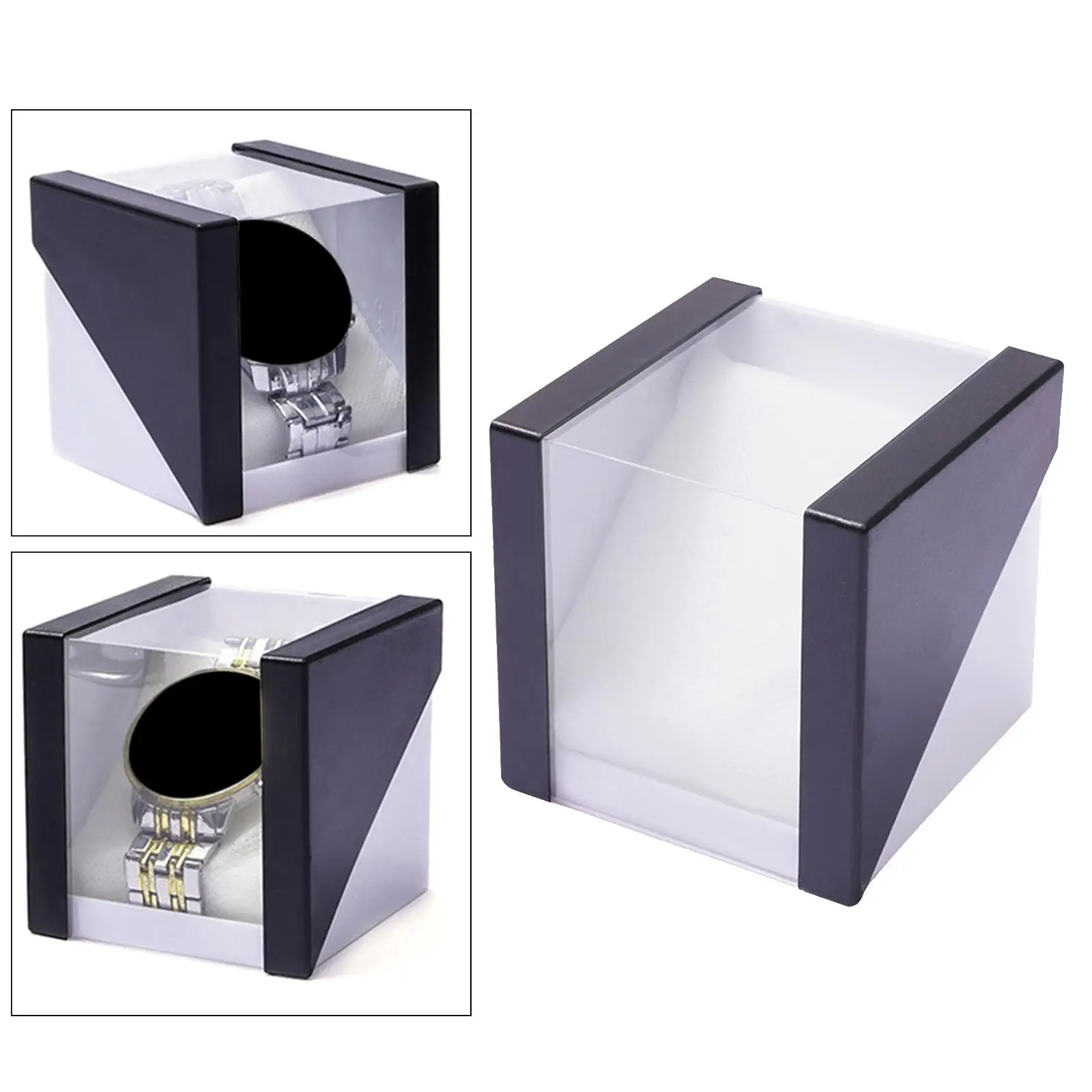 Single Slot Watch Storage Box for Women Men Watch Case with Pillow Watch Gift Box Display Storage Case Bangle Jewelry Organizer