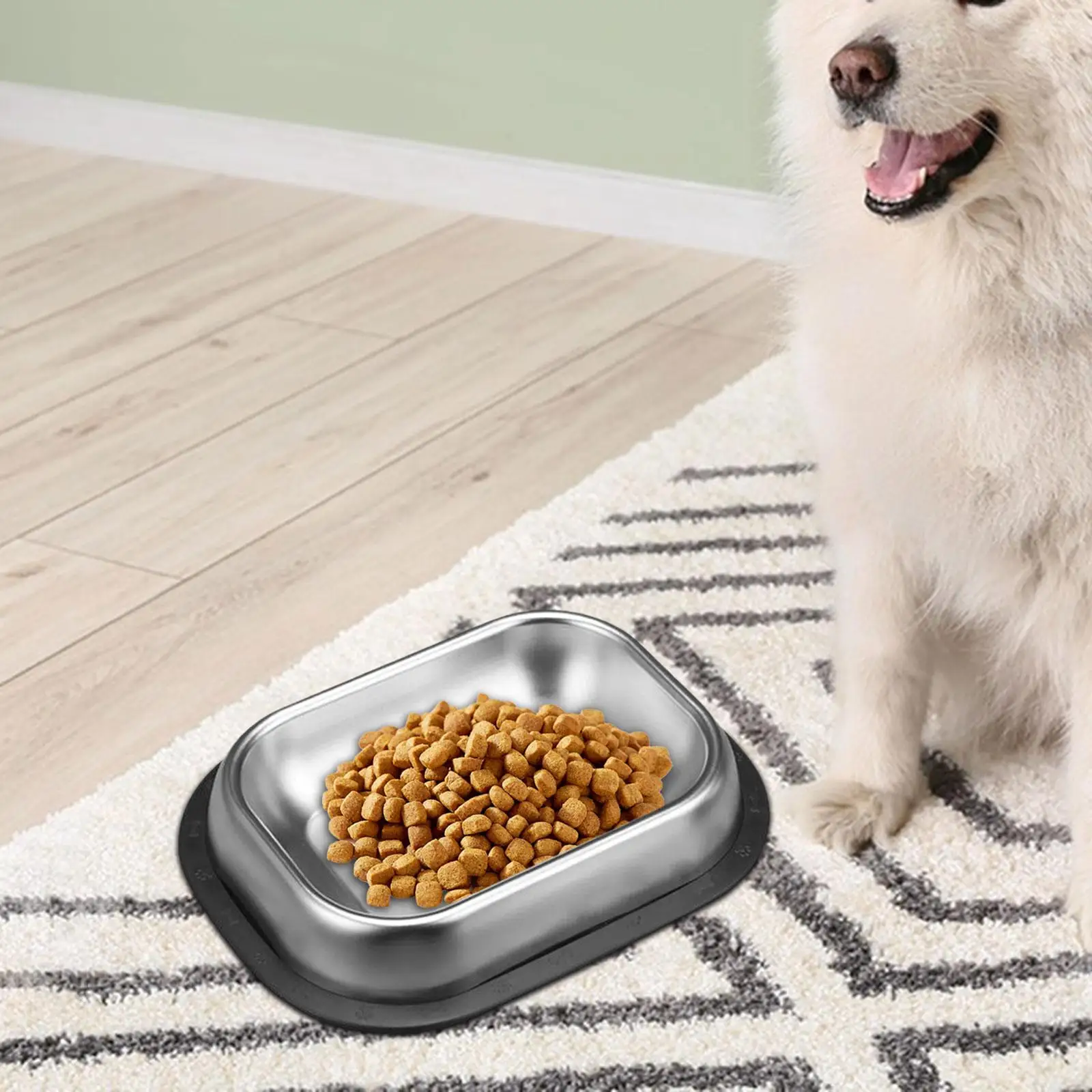 Pet Bowl Drop Resistant Anti Slip Drinking Dogs Cat Food and Water Bowl Raised Cat Water Food Bowl Cat Dish for Food and Water