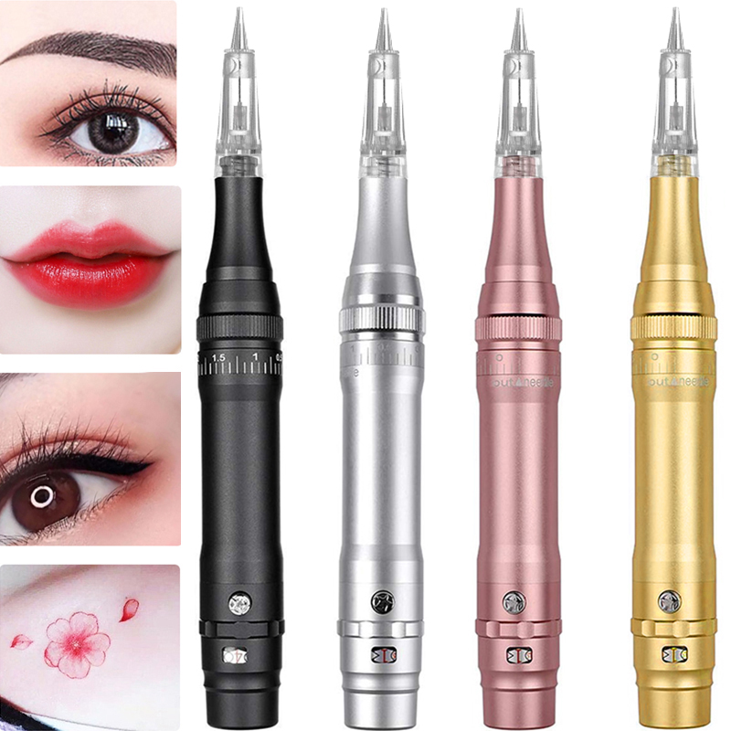 Best of Wireless PMU Machine Tattoo Pen Permanent Makeup Microblading Eyebrows Eyeliner Lip Beauty Professional Cartridge Needles Kit Reviews & Tips