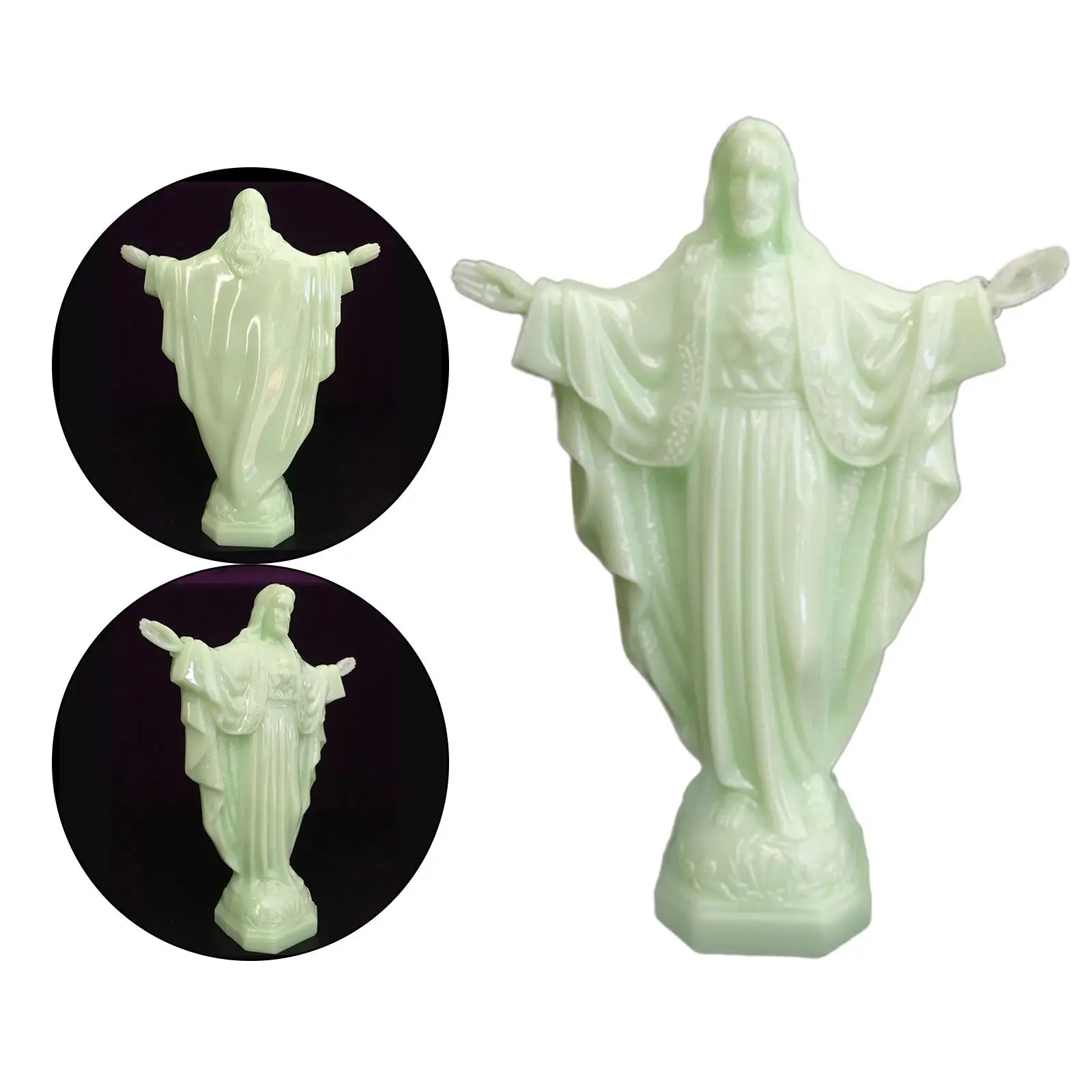  Statue Christian Collectible Feng-Shui Ornament for Church Office Desktop Home