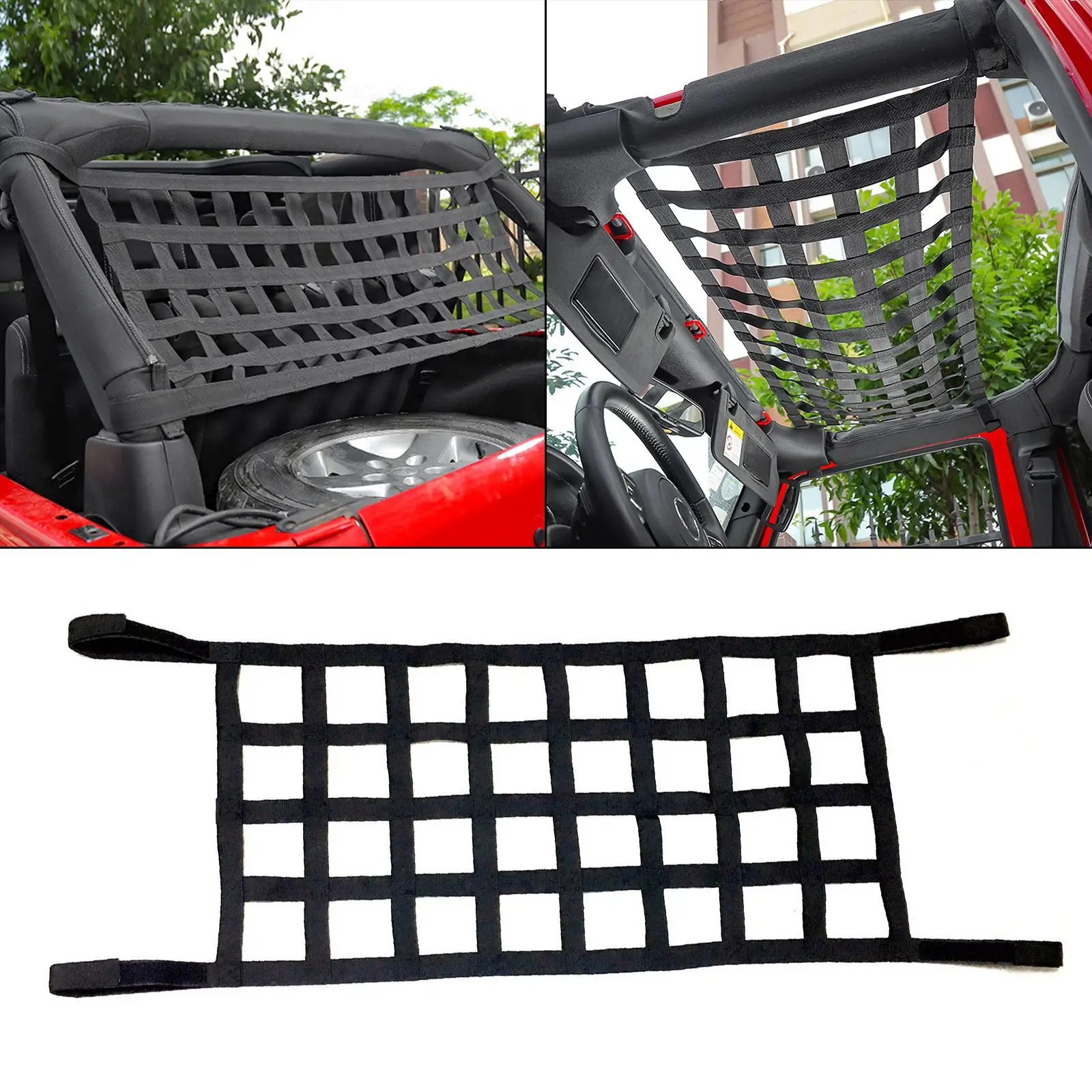 Auto k/ Interior Parts/ Car Accessories/ Multifunction /Organizer Mesh   for   JL Jlu 1987-2019