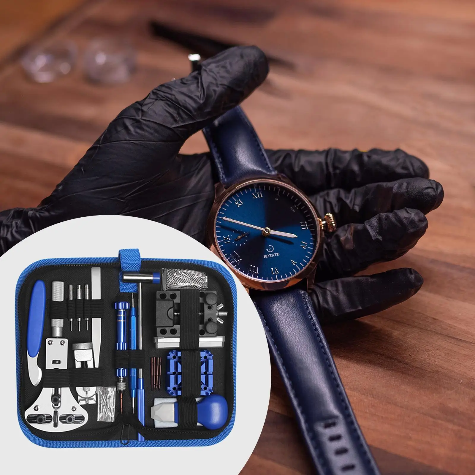 185x Watch Repair Kit Professional Watch Battery Replacement Tool Kit Durable Watch Repair Tool Screwdriver Tool Set