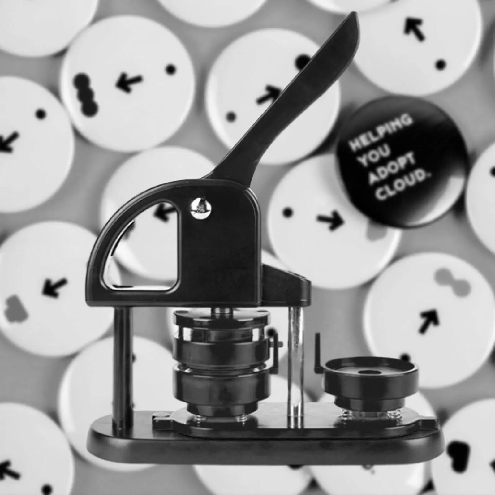 Button Badge Machine Button Making Supplies Round Badge Making Pin Maker Machine for DIY Gifts Pin Buttons Mirror Accessories