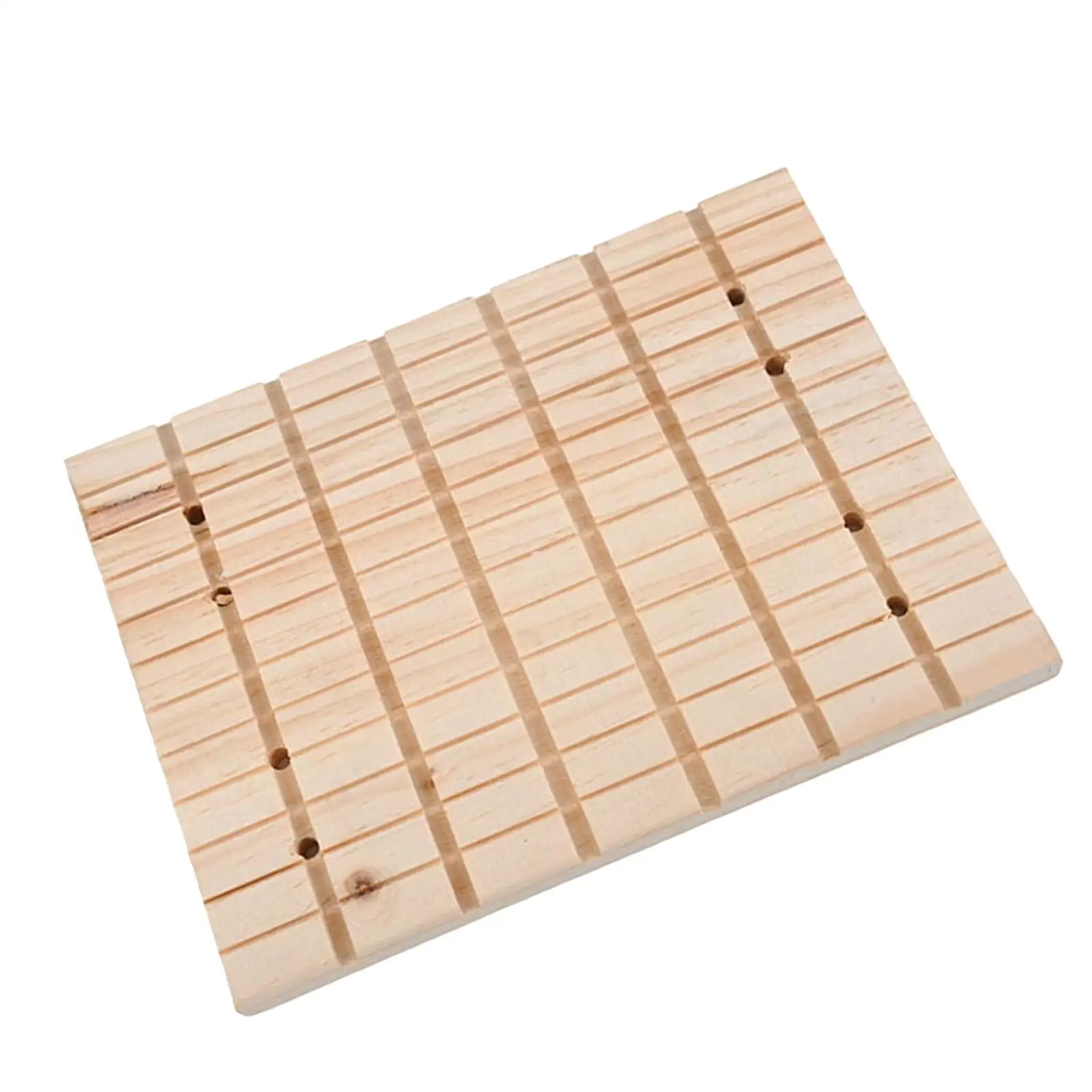 Rabbit Scratching Board Pad Wooden Mat for Hedgehog Small Animals Supplies