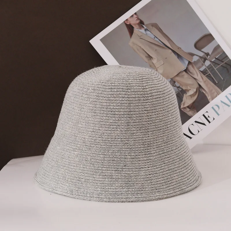 Wool Bucket Hat-Ash